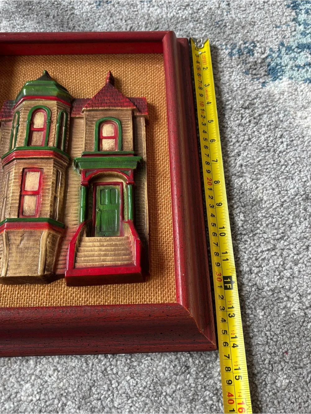Framed Vintage Victorian House 3D Wall Art by Edward Art Products